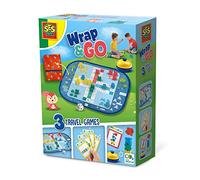 Wrap&Go Juegos para Viajar - Parchís - El Juego de Las familias - Bloques de Velocidad