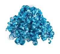 WRAPAHOLIC 12 lazos holográficos de lunares azules pavo real autoadhesivos, accesorio de envoltura de regalo, perfecto para Navidad, cumpleaños, vacaciones, recuerdos de fiesta