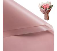 WRAPAHOLIC 20 hojas de papel de regalo de flores, 22.4 x 22.4 pulgadas, papel de regalo de ramo floral resistente al agua, suministros de floristería para boda, regalo de cumpleaños, bricolaje