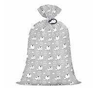 WRAPAHOLIC Bolsa de regalo grande de plástico para baby shower de 56 pulgadas, linda oveja y Hello Little One, bolsa de regalo para baby shower, cumpleaños de niños, celebración, 56 pulgadas de alto x