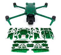 WRAPGRADE Adhesivo Compatible con dji Air 3S Full Wrap (Emerald Skul)