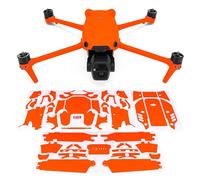 WRAPGRADE Adhesivo Compatible con dji Air 3S Full Wrap (Neon Orange)