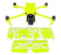 WRAPGRADE Adhesivo Compatible con dji Air 3S Full Wrap (Neon Yellow)