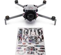 WRAPGRADE Adhesivo Compatible con dji Mini 5 Pro Accent Color (Metal Sticker Bomb)