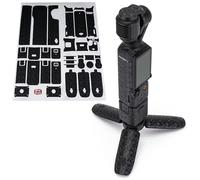 WRAPGRADE Adhesivo Compatible con dji Osmo Pocket 3 Calcomanía (Black Hemp Leaves)