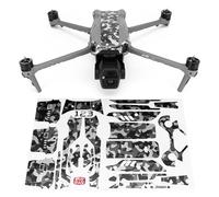 WRAPGRADE Adhesivo de Piel Compatible con dji Air 3S Accent Color (Grayish Camo)