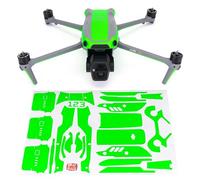 WRAPGRADE Adhesivo de Piel Compatible con dji Air 3S Accent Color (Neon Green)