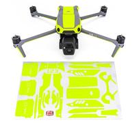 WRAPGRADE Adhesivo de Piel Compatible con dji Air 3S Accent Color (Neon Yellow)