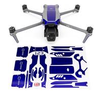 WRAPGRADE Adhesivo de Piel Compatible con dji Air 3S Accent Color (Stratosphere Blue)