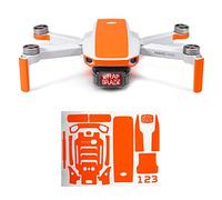 Wrapgrade El Color Acento Skin compatible con DJI Mavic Mini (NEON ORANGE)