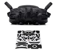 WRAPGRADE Lámina adhesiva para DJI Goggles 3 (Black Bumpy Camo)