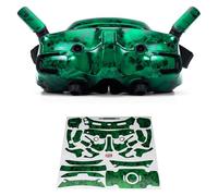 WRAPGRADE Lámina adhesiva para DJI Goggles 3 (EMERALD SKULL)