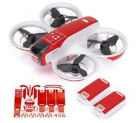 WRAPGRADE Pegatina Parcial Compatible con DJI NEO Accent Color (Super Red)