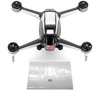 WRAPGRADE Skin Compatible con DJI FPV | Accent Color (RACING WHITE)