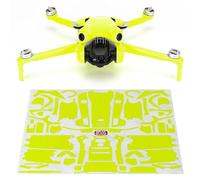 Wrapgrade Skin Compatible con DJI Mini 4 Pro | Unidad Principal (Neon Yellow)