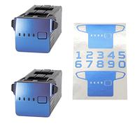 Wrapgrade Skin Compatible con Mavic 3 | 2 Baterías (Celeste Blue)