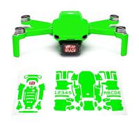 WRAPGRADE Skin Conjunto de Pegatinas Compatible con dji Mini 2 (Neon Green)