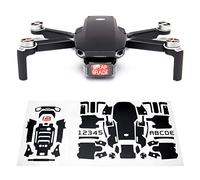 WRAPGRADE Skin Conjunto de Pegatinas Compatible con DJI Mini 2 (STEALTH BLACK)