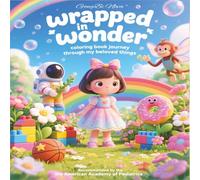 Wrapped in Wonder Coloring: Coloring Book Journey Through my Beloved Things Repeating Treasures | 40+ Pages of Bunnies, Seahorses, Rockets & More! |8.5x8.5 inches, 90 pages| Single-Sided Thick Pape