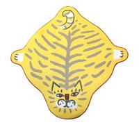 Wrapping Cloth, Tiger Pattern Cover, Odor Resistant Material, Smart Adhesive Design & Space Saving Wrap, Ideal for Lunch Box, Travel, Business Trip, Picnic, 17.72x19.69 inches