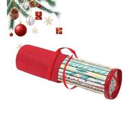Wrapping Paper Storage - Christmas Roll Organizer Box, transparente Holiday Storage Container with Handle, Ribbon Tape Card Keeper, Utility Cabinet Organizer, Gift Wrapping Station for Home, Office