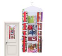 Wrapping Paper Storage, Double-Sided Wrap Organizer, Hanging Wrap Holder, Craft Roll Organizer, Wrap Storage Bag, Long Wrapping Paper Container, Closet Wrap Organizer, Door Hanging Wrap