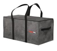 WRAPPYBAG lote de 8 bolsas XXL de almacenamiento - Ventana transparente - Bolsas para mudanzas/viajes - Resistentes, gruesas e impermeables con asas reforzadas - Para ropa y ropa de cama - 75x36x38cm