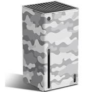 Wraps - Funda Protectora magnética para Consola Xbox, Serie X, para una fácil instalación, protección Completa, Camuflaje Gris