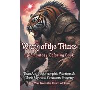 Wrath of the Titans Epic Fantasy Coloring Book: Legendary Anthropomorphic Warriors & Their Mythical Creatures Progeny: The War from the Dawn of Time