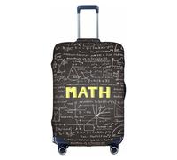 Wratle Funda protectora elástica para maleta, para equipaje de 18 a 30 pulgadas, color negro japonés, Matemáticas escolares, M