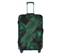 Wratle Funda protectora elástica para maleta, para equipaje de 45,7 a 76,2 cm, color verde, Hoja de plátano verde, L