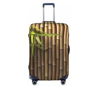 Wratle Funda protectora elástica para maleta, se adapta a maletas de 18 a 30 pulgadas con girasol, Bambú primaver, M