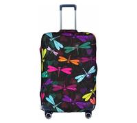 Wratle Fundas protectoras elásticas para maleta, para equipaje de 45,7 a 76,2 cm, cuestionario de matemáticas, Bonita libélula, XL
