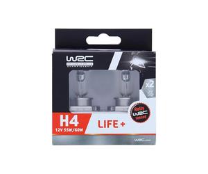 WRC 007555-2 bombillas de coche H4 55/60 W, vida y larga duración, luces de carretera, luces de cruce, antiniebla delantera