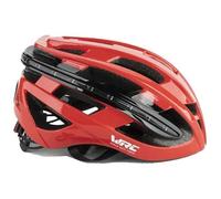 WRC - Casco para Bicicleta con luz, Talla M/L(58-62cm), Color Rojo.