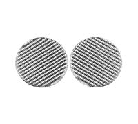 WRDFZASB Alfombrilla adhesiva de fibra de carbono suave for taza de agua, compatible con Fiat 500, Abarth 595, Renault, Dodge, SRT, RAM, DEMON y Jaguar.(Silver Carbon,For 6.5cm)