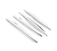 WRDFZASB Cubierta de luz antiniebla plateada ABS, parachoques delantero, parrilla, alerón, accesorios compatibles con Mercedes Benz Clase C W205 Clase E W213 GLC X253 2016-2021(W213 16-20)