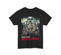 WRdrtFTYH Day of The Dead Romero Fitted T Shirt Unisex Heavy Cotton Black L