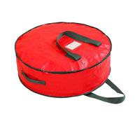 Wreath Bag - Wreath Decor Storage Box, Waterproof Organizer Case, Portable Carry Handle Reusable Pro, Garland Storage Solution For Home Car Garage Apartment Moving Halloween Thanksgiving