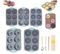 Wreath Ice Mold, 2026 New Wreath Ice Mold for Holiday Cocktails, Holiday Wreaths Ices Cubes Molds, Christmas Silicone Wreaths Ices Cube Tray, for Cubes, Donuts, Soap & Chocolate (Z)