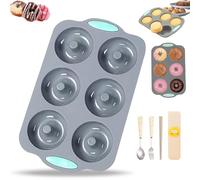 Wreath Ice Mold, 2026 New Wreath Ice Mold for Holiday Cocktails, Holiday Wreaths Ices Cubes Molds, Christmas Silicone Wreaths Ices Cube Tray, for Cubes, Donuts, Soap & Chocolate (B)