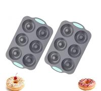 Wreath Ice Mold for Holiday Cocktails, 6-Cavity Christmas Wreath Ice Mold for Wreath Ice Cubes Donuts Soap & Chocolate, Easy Release for Baking & DIY Crafts (Style 16)