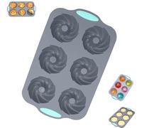 Wreath Ice Mold for Holiday Cocktails - Holiday Ice Cube Molds, Flexible Silicone Mold for Wreath Cubes Donuts Soap Chocolate, Your perfect partner for Baking & DIY Crafts (#01)