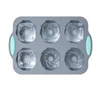 Wreath Ice Mold - Non Stick Easy Release Silicone Wreath Ice Tray for Home Bar, Kitchen, Whiskey, Cócteles, Beverage, Drinks, Coffee, Holiday Parties, Entertaining