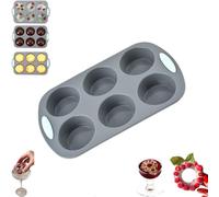 Wreath Ice Mold, Wreath Ice Mold for Holiday Cocktails, 6 Hole Silicone Cube Trays Suitable for Holiday Cocktails/Chocolate/Desserts (1PCS-C)