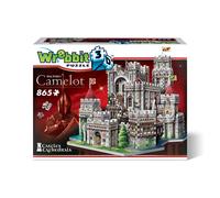 Wrebbit 3D Puzzle King Arthur's Camelot 3D Puzzle (865-Piece) Camelot del Rey Ar