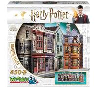 Wrebbit3D, Harry Potter: Diagon Alley (450pc), 3D Puzzle, Ages 14+