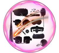 WreGmgg 12 Piezas De Nylon Bandas EláSticas Protectoras para Hombres Y Mujeres, Bandas Deportivas para El Hogar Adecuadas para El Entrenamiento De Resistencia - Q (Negro)