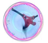 WreGmgg Accesorio De Varilla De Silicona Roja Suave del Polo Largo De Las SeñOras, Correa De Cuero Ajustable + Z + 4 (Rojo)