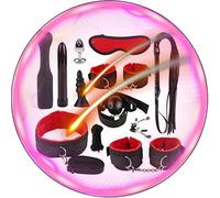 WreGmgg Accesorios De Flexibilidad Y Estiramiento De Familia De 12 Piezas para Hombres Y Mujeres, AcompañAdos De Bandas De Estiramiento De Resistencia Ajustables-Q (Rojo)